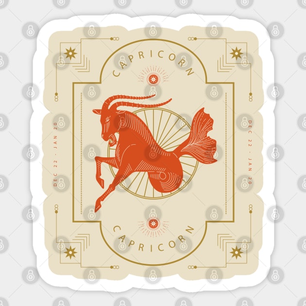 Capricorn Sticker by Javio